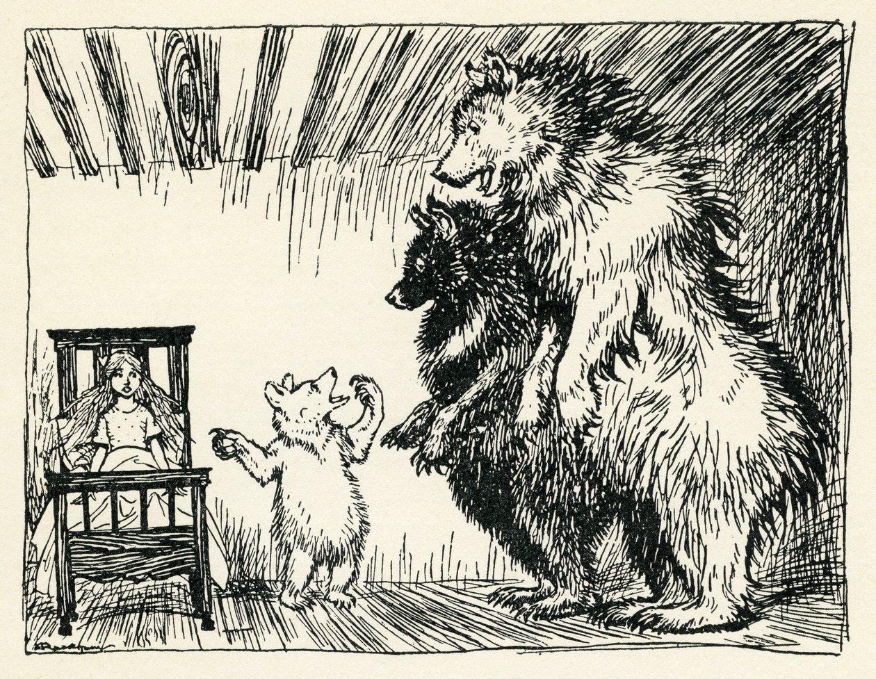 The Three Bears av Arthur Rackham