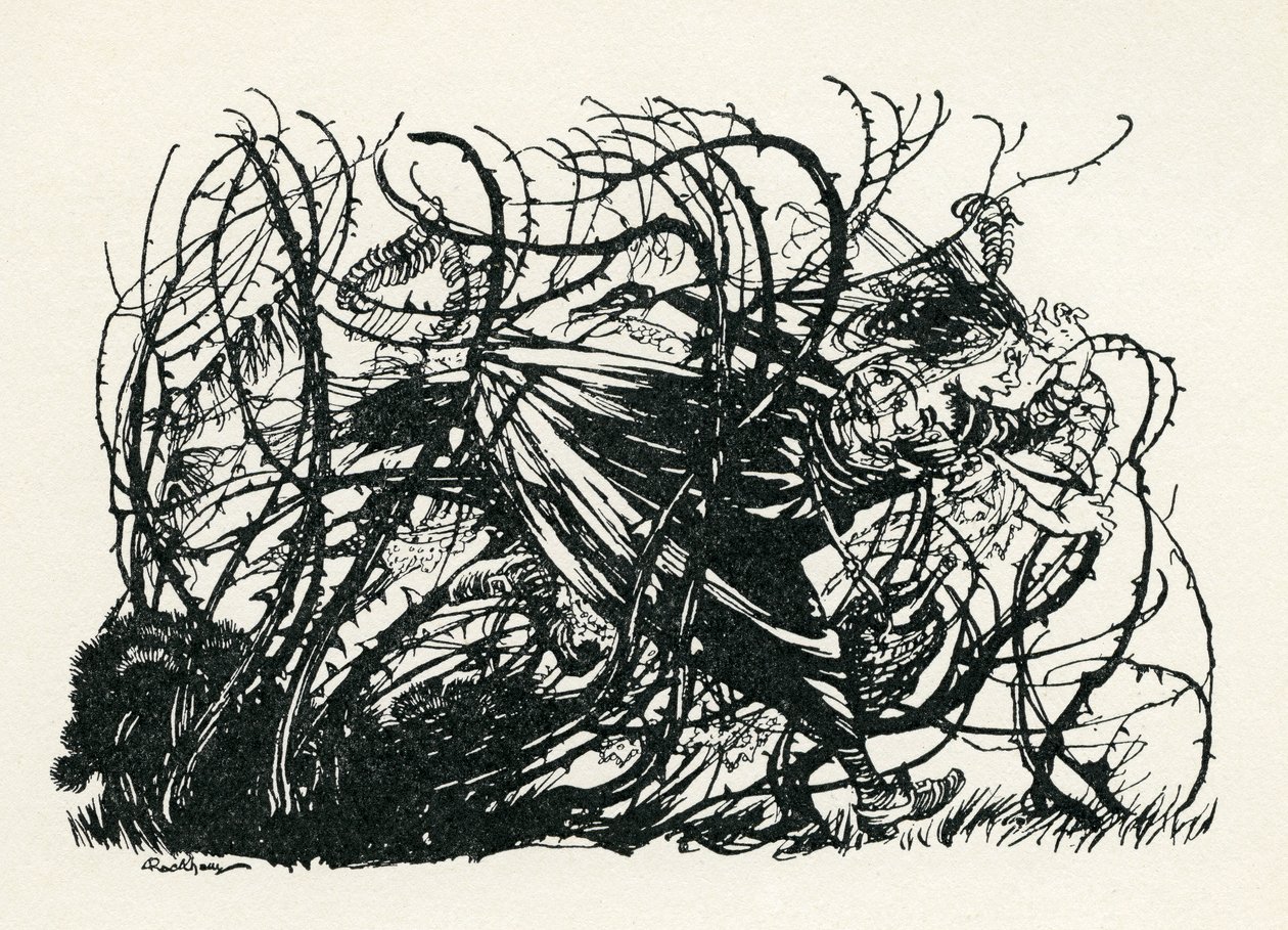 Brønnens tre hoder av Arthur Rackham