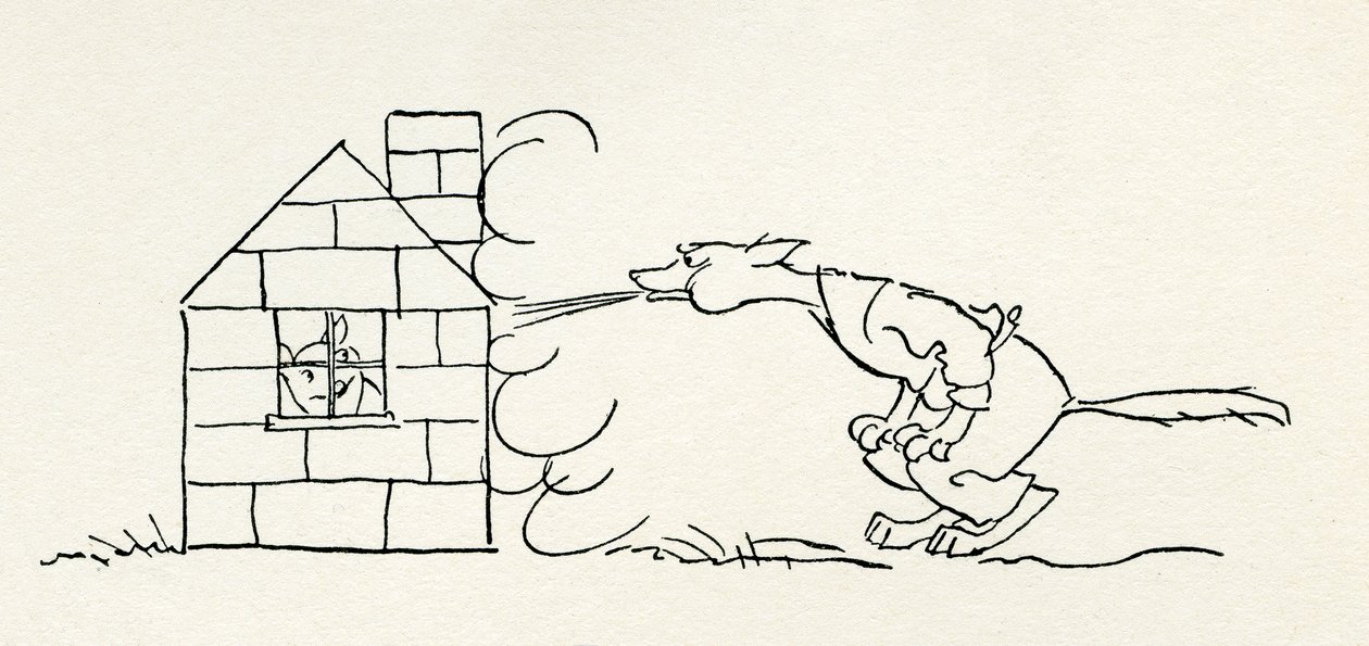De tre små griser av Arthur Rackham