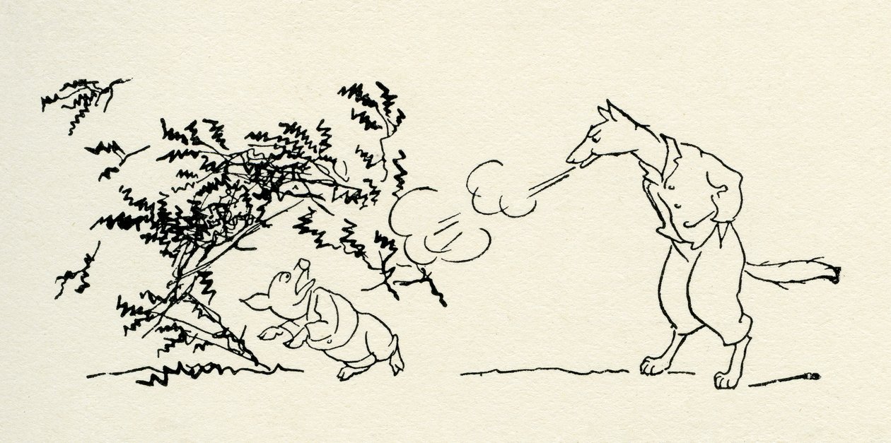De tre små griser av Arthur Rackham