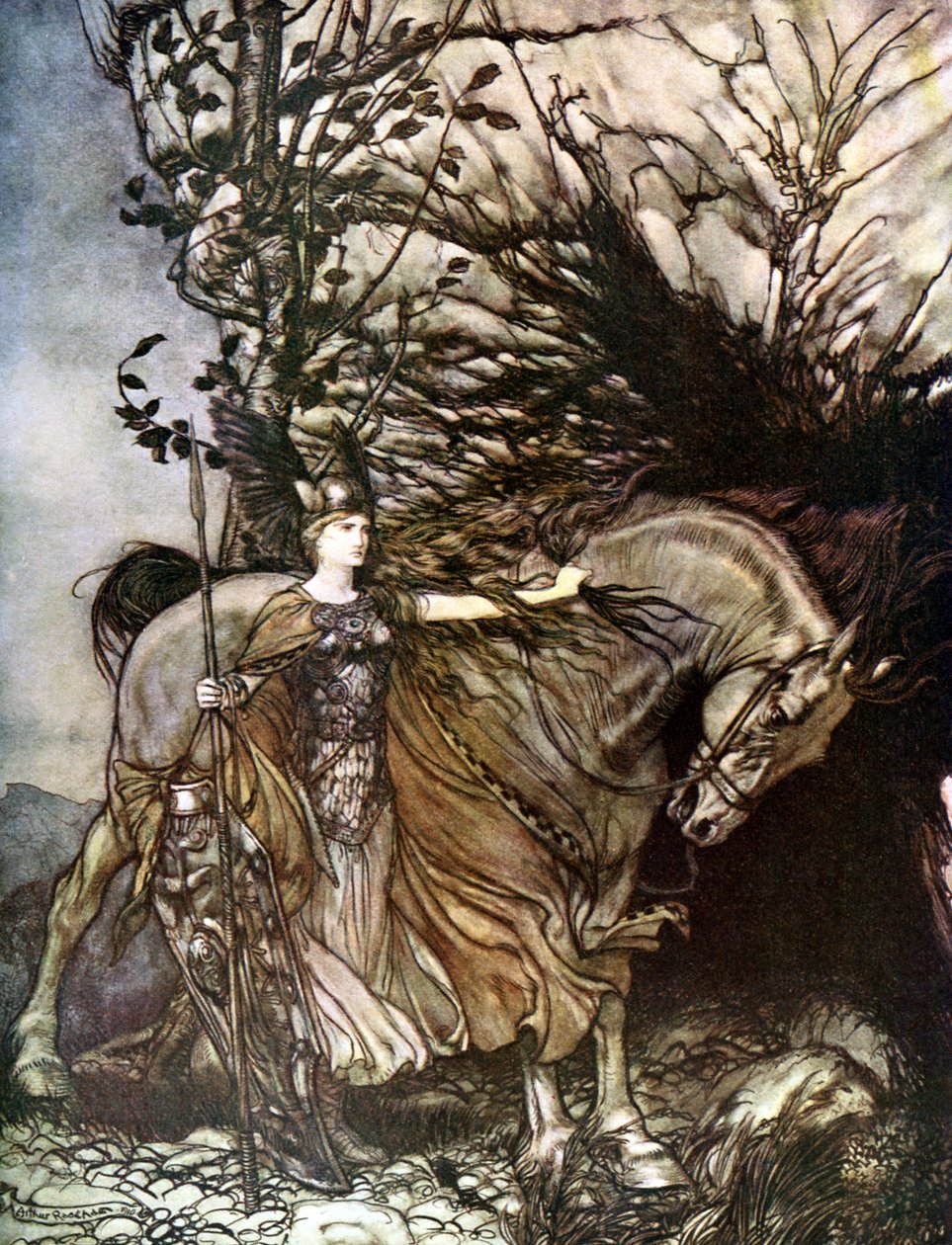 Valkyrien Valkyrien av Arthur Rackham