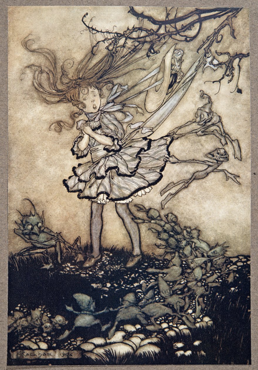 De vil garantert skade deg ..., fra Peter Pan i Kensington Gardens av J M Barrie (1860 - 1937), pub. 1906 av Arthur Rackham