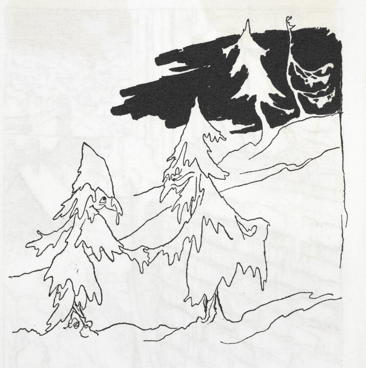 To tremenn håndhilser av Arthur Rackham