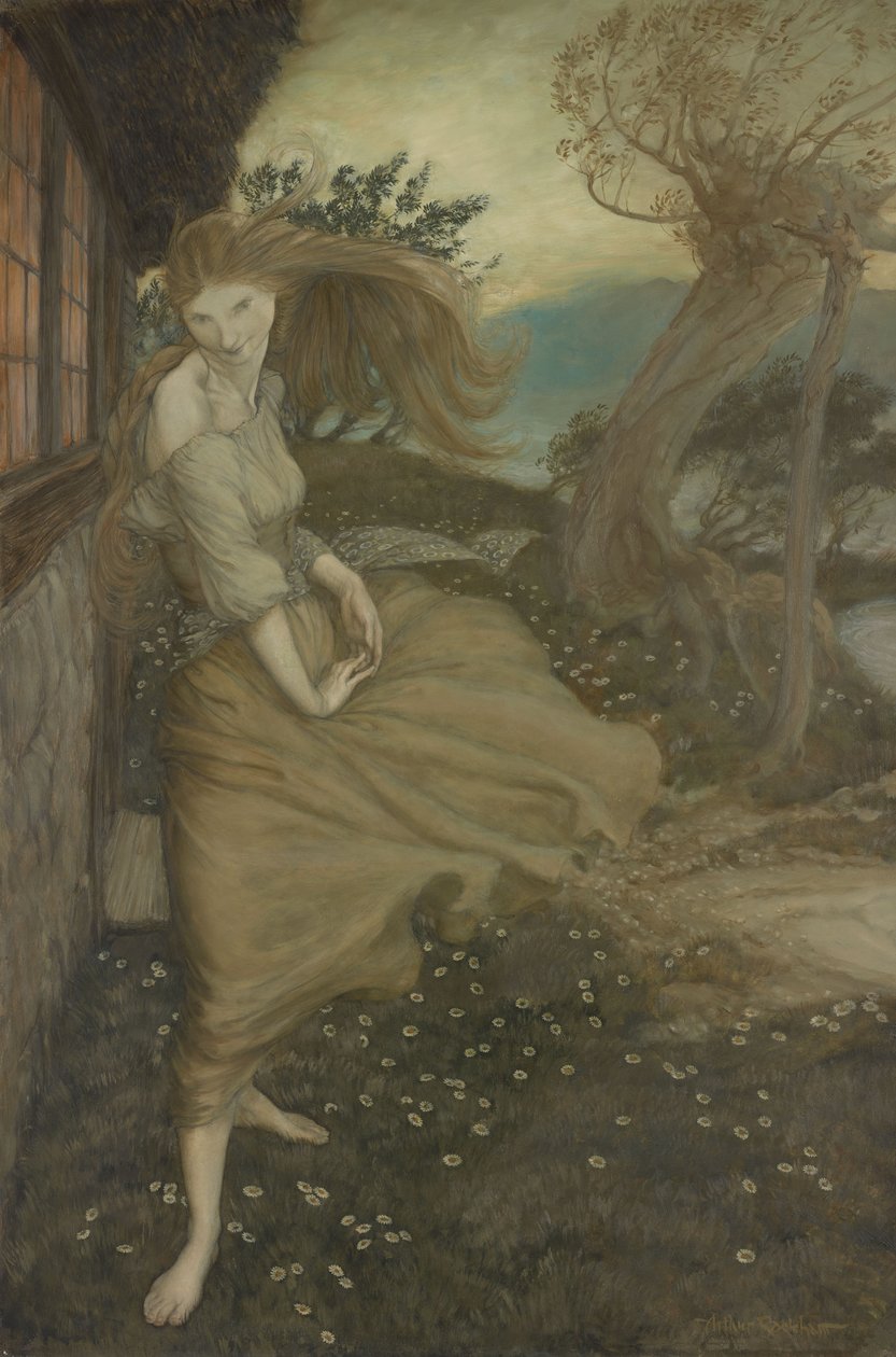 Undine ved vinduet av Arthur Rackham