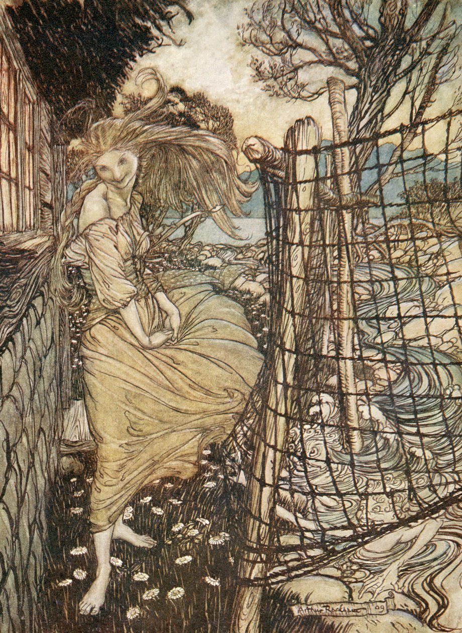 Undine av Friedrich de la Motte Fouque av Arthur Rackham