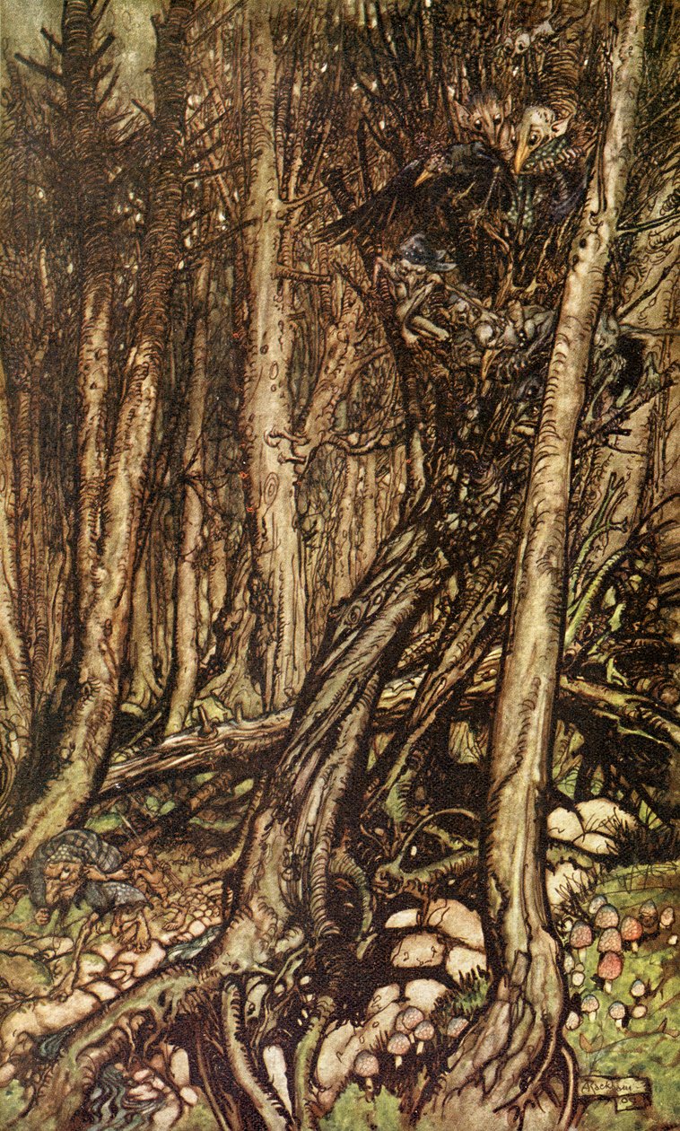 Undine av Friedrich de la Motte Fouque av Arthur Rackham