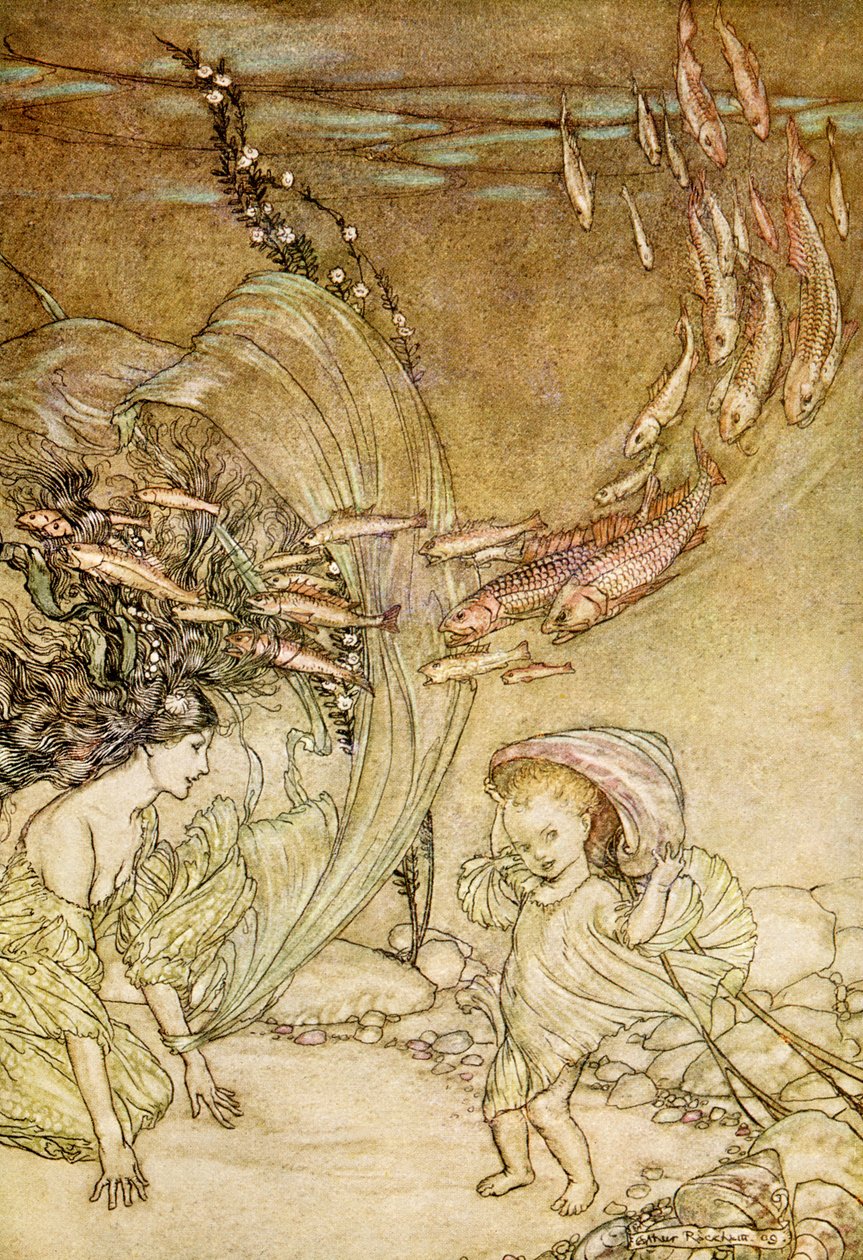 Undine av Friedrich de la Motte Fouque av Arthur Rackham