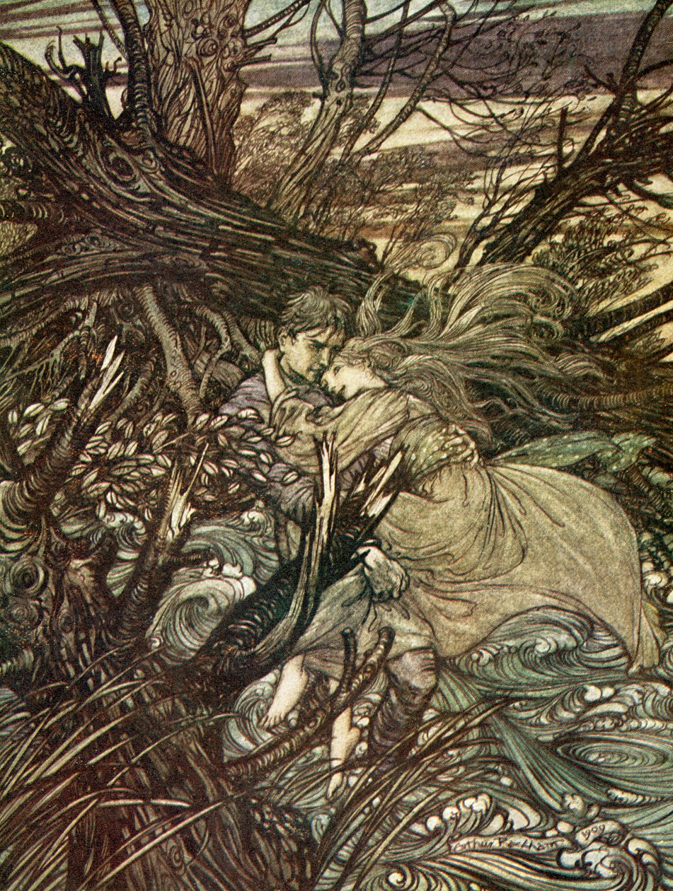 Undine av Friedrich de la Motte Fouque av Arthur Rackham