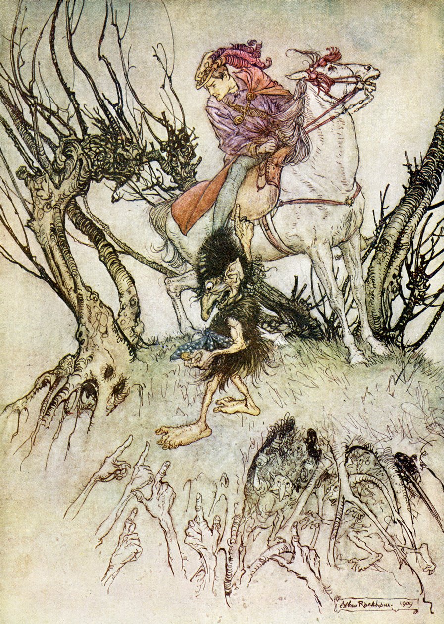 Undine av Friedrich de la Motte Fouque av Arthur Rackham