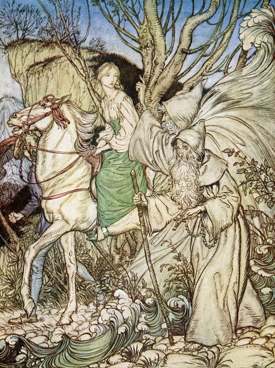Undine av Friedrich de la Motte Fouque av Arthur Rackham