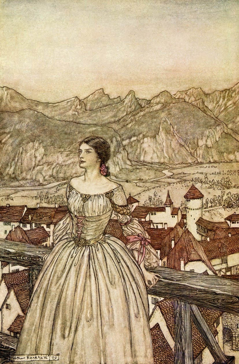 Undine av Friedrich de la Motte Fouque av Arthur Rackham