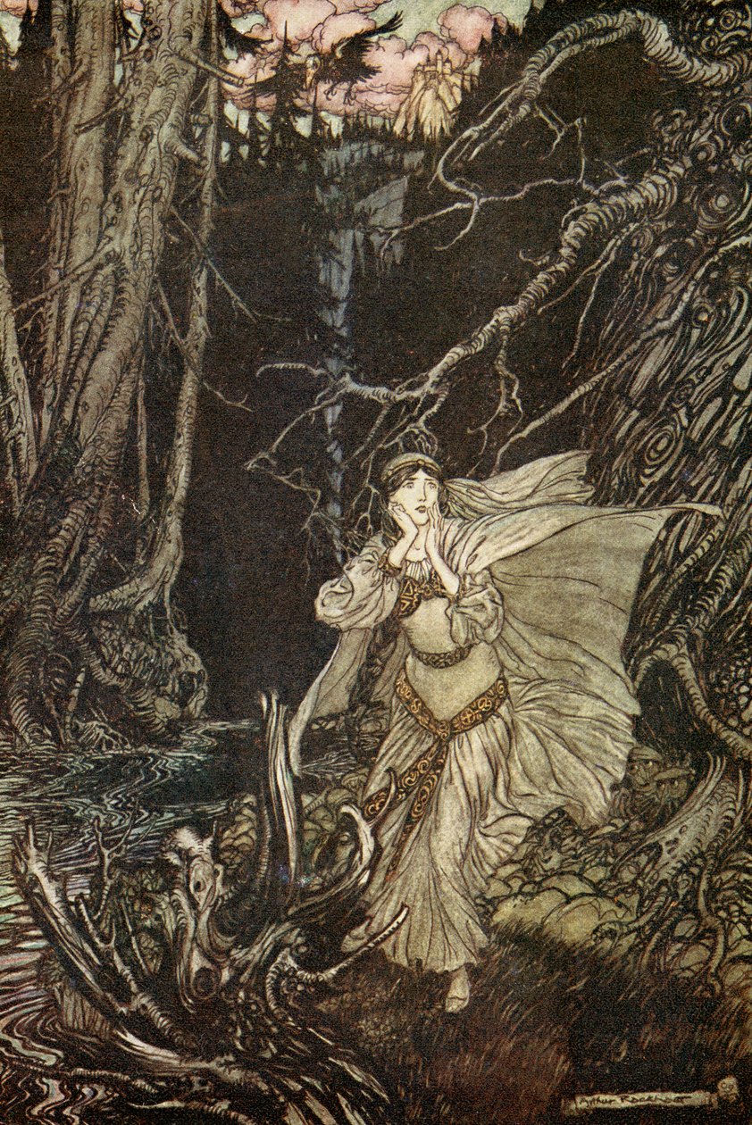 Undine av Friedrich de la Motte Fouque av Arthur Rackham