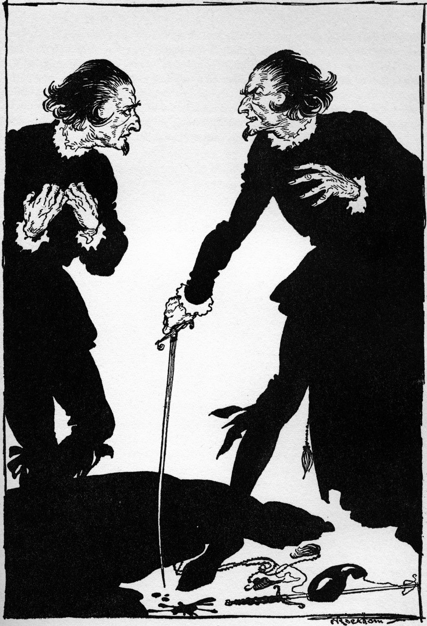 "William Wilson" av Edgar Allan Poe av Arthur Rackham