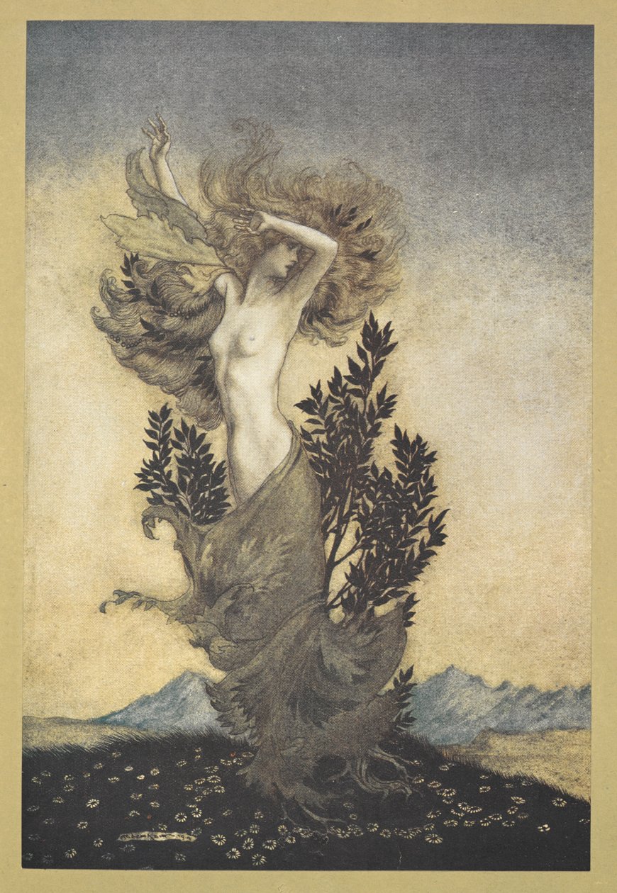 ... som Daphne var, rotbundet, som flyktet fra Apollo