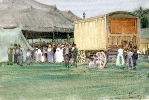 Sirkuset på Rye av Arthur Romilly Fedden