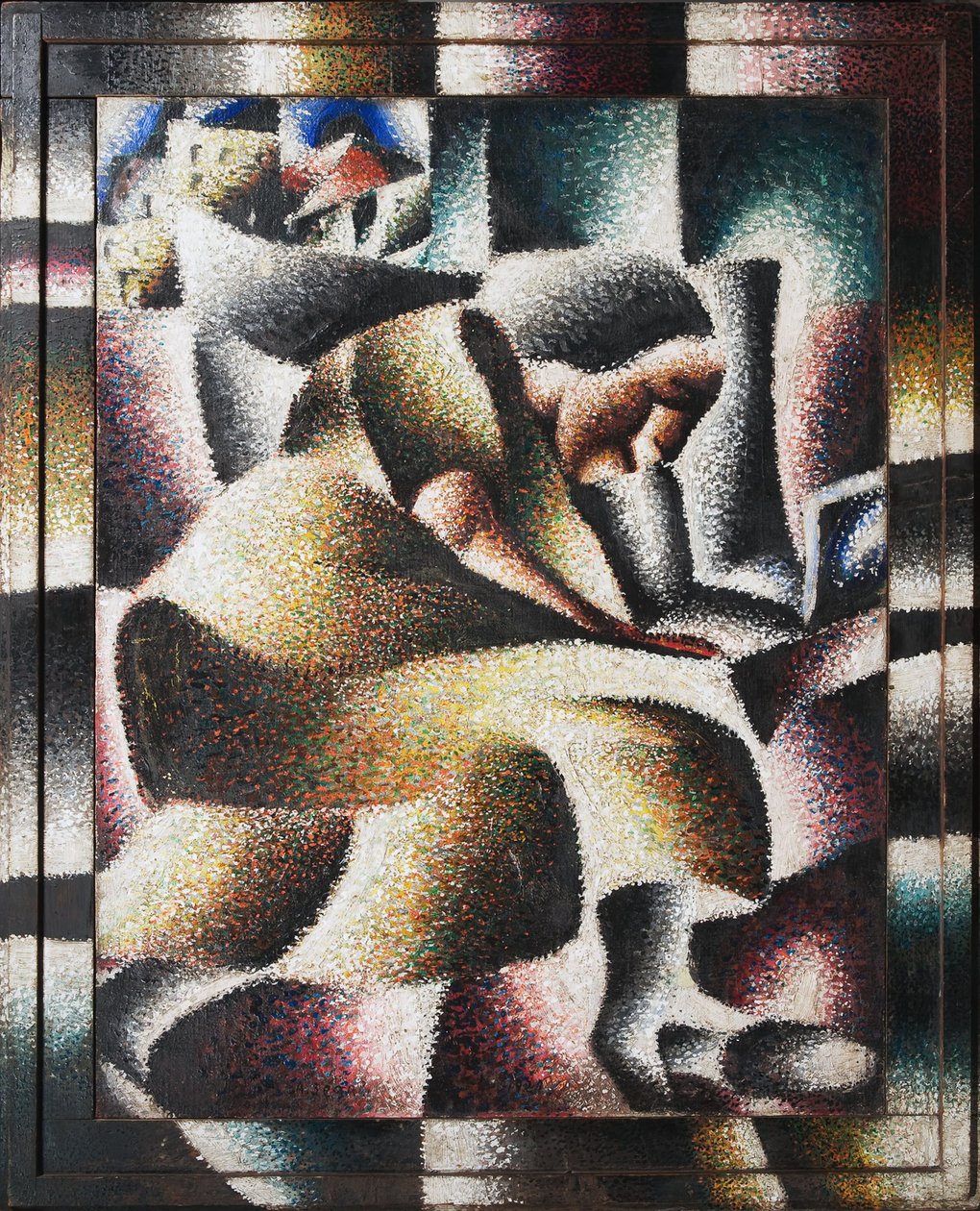 En kvinne som leser, 1920. av Arthur Segal