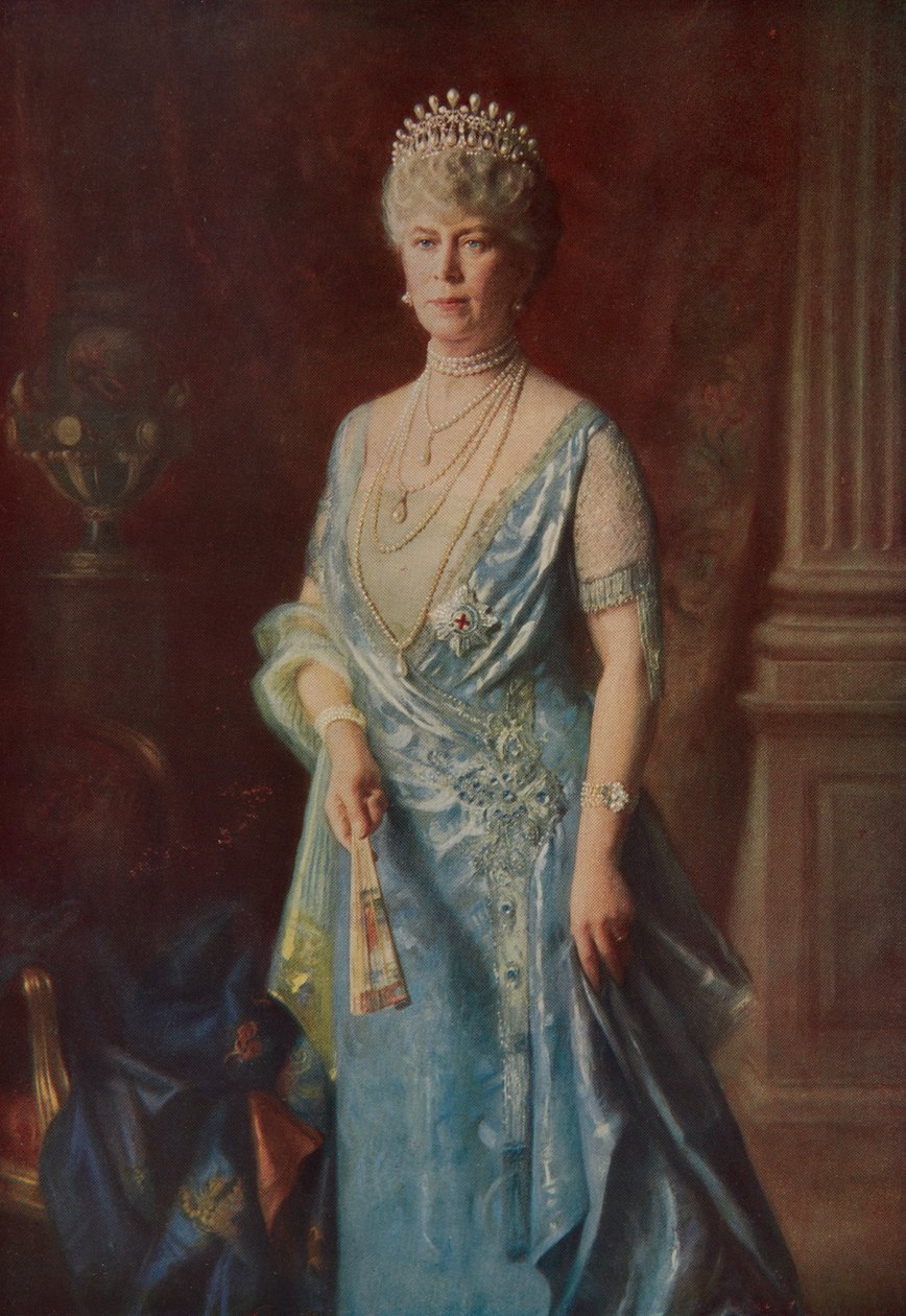 Dronning Mary av Arthur Trevethin (after) Nowell
