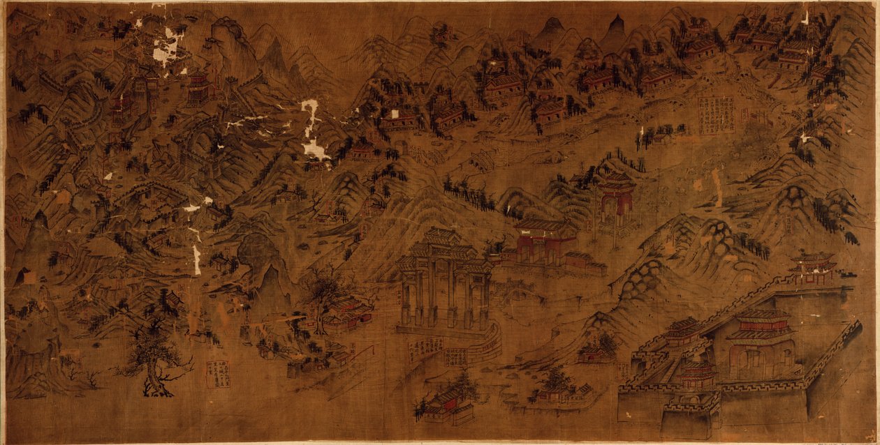 [Kart over Ming-gravene]. av Arthur W. Hummel