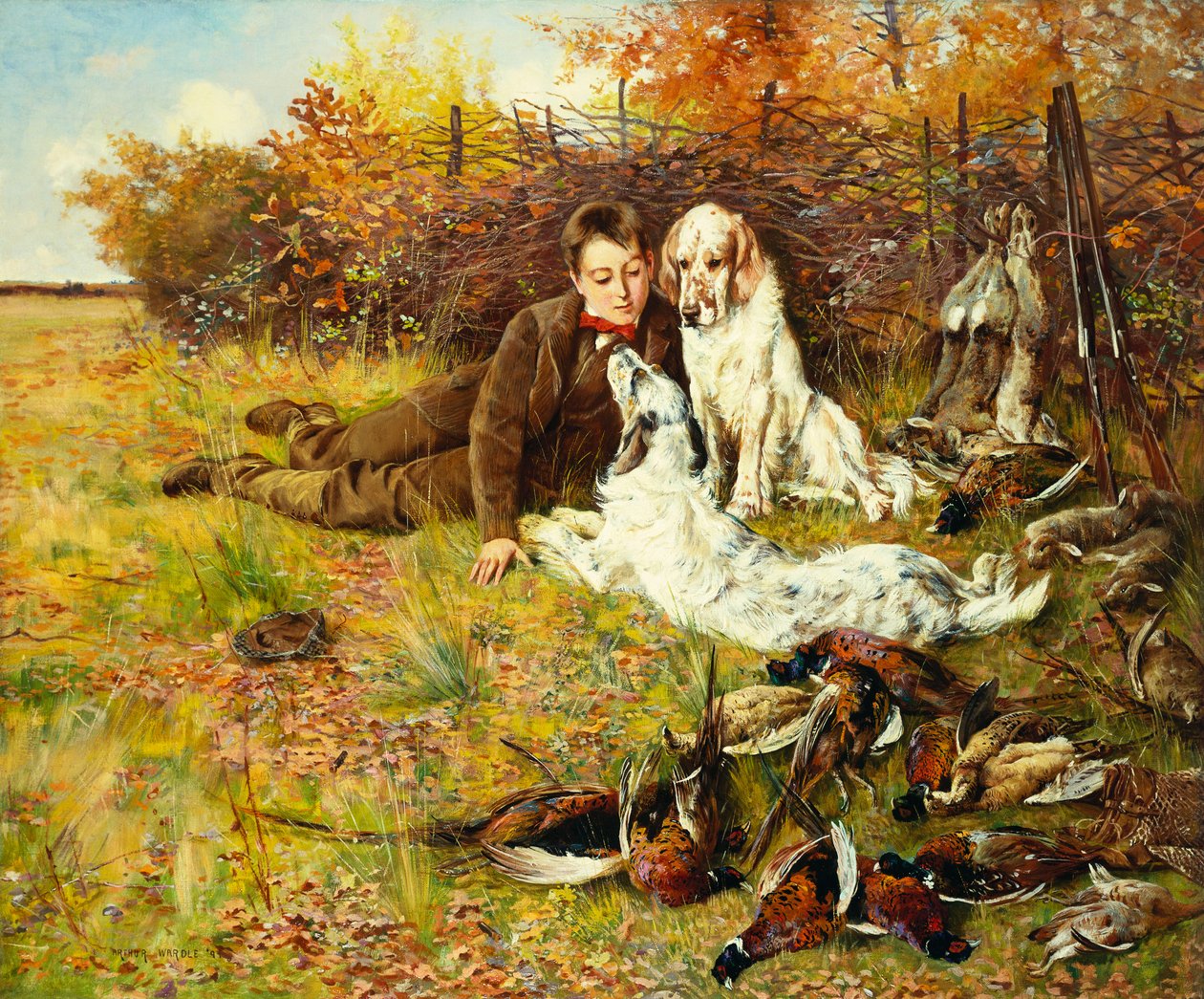 Slutten av dagens fotografering av Arthur Wardle