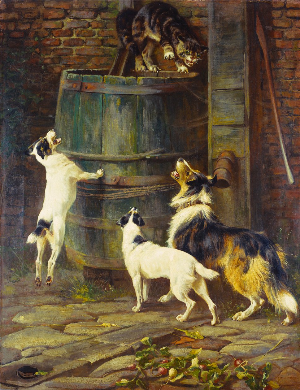 We Just Want to Play (olje på lerret) av Arthur Wardle