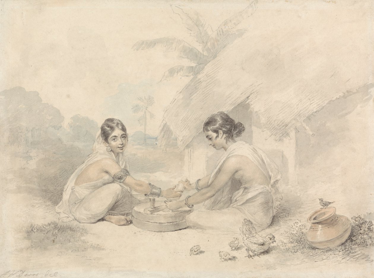 Innfødte kvinner fra Bengal av Arthur William Devis