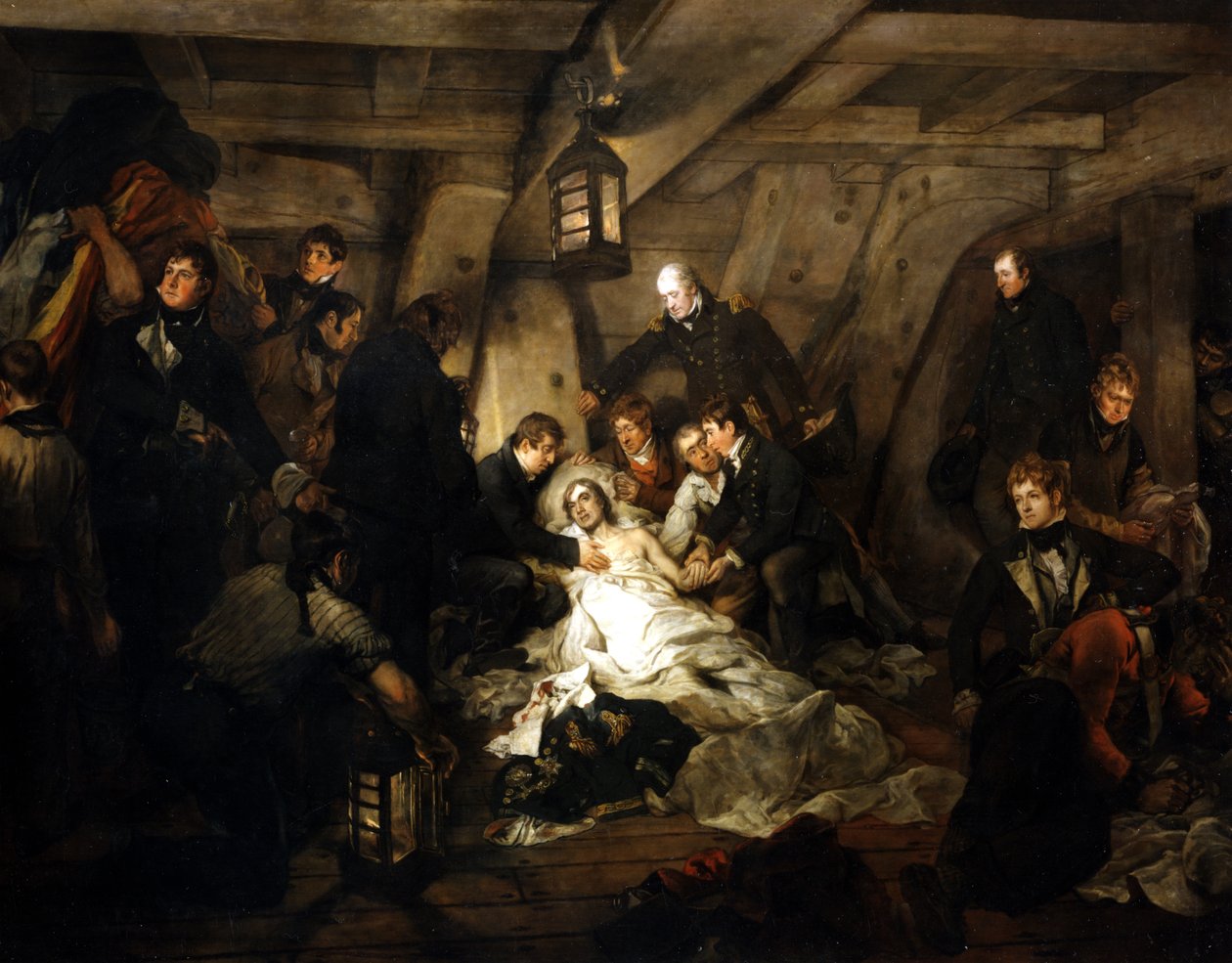 Admiral Lord Nelsons død, 1805 1807. av Arthur William Devis