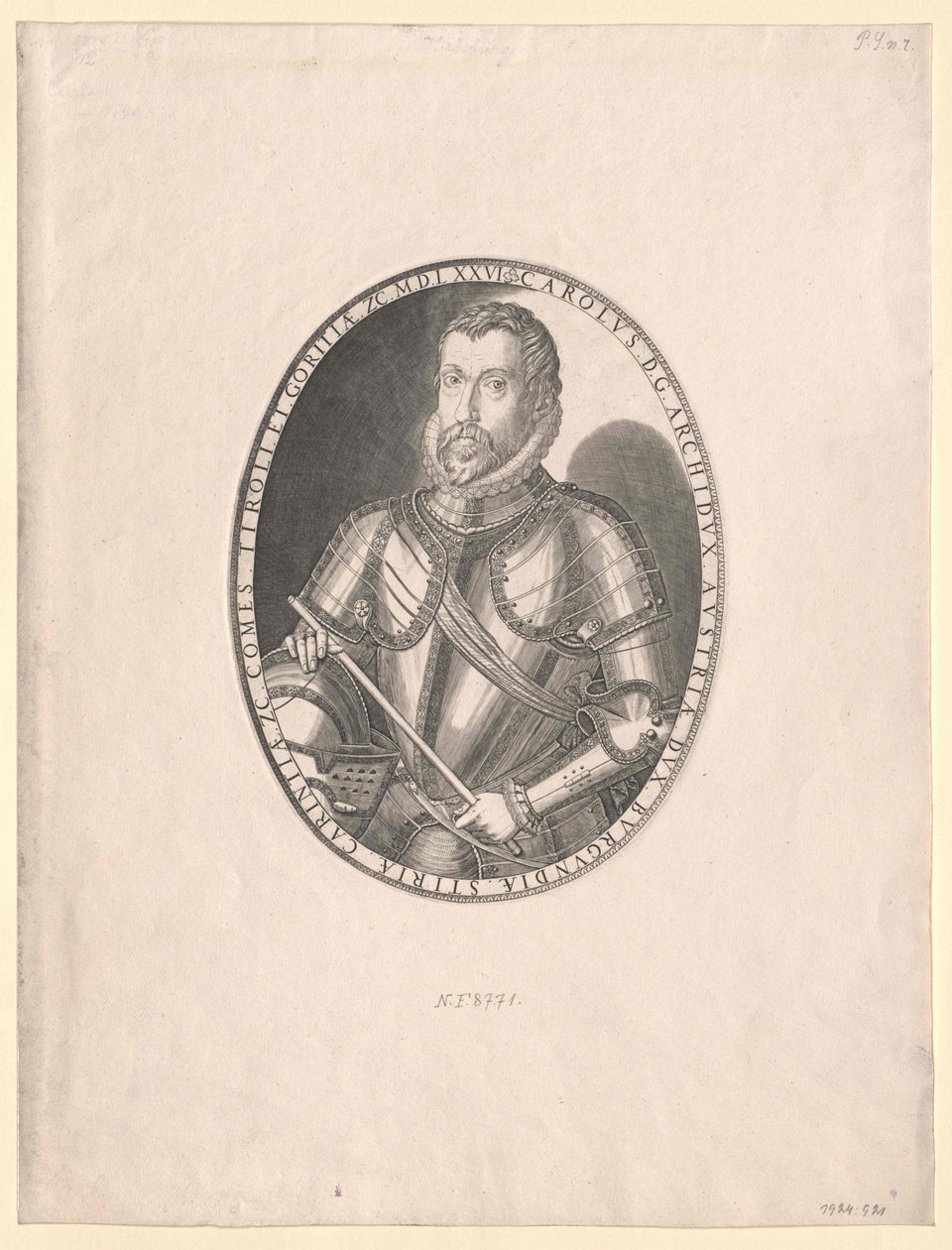 Erkehertug av Østerrike Karl av Artist Unknown