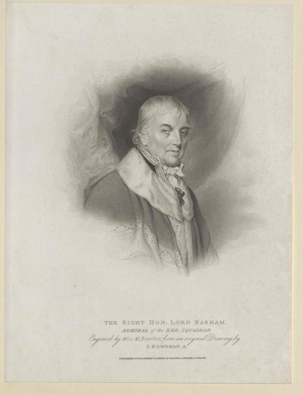 Charles Baron Barham Middleton (trykk) av Artist Unknown