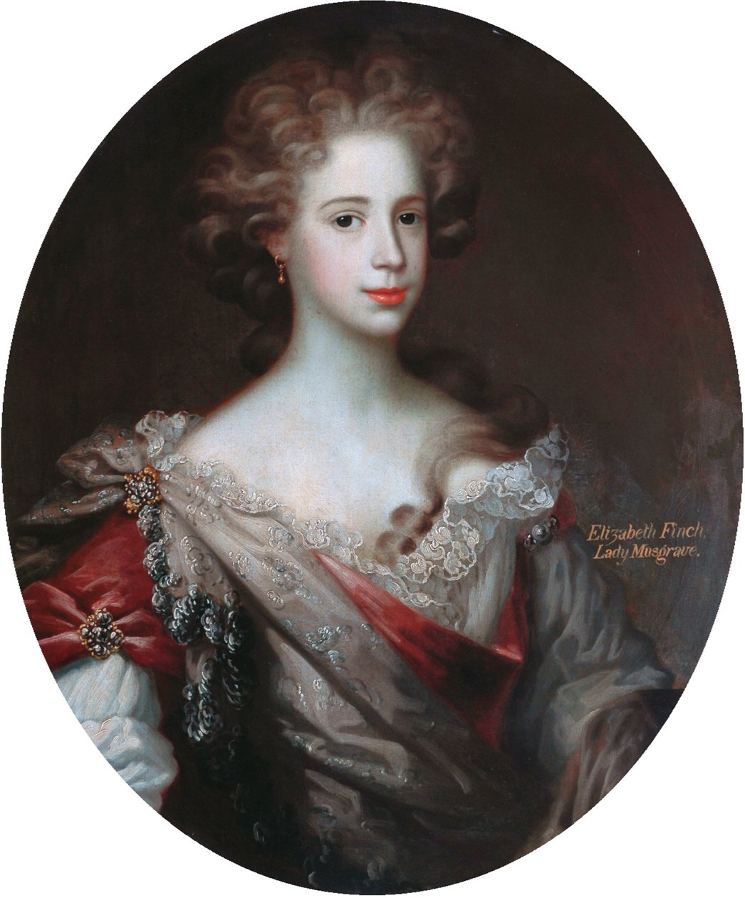 Elizabeth Finch, Lady Musgrave (olje på lerret) av Artist Unknown