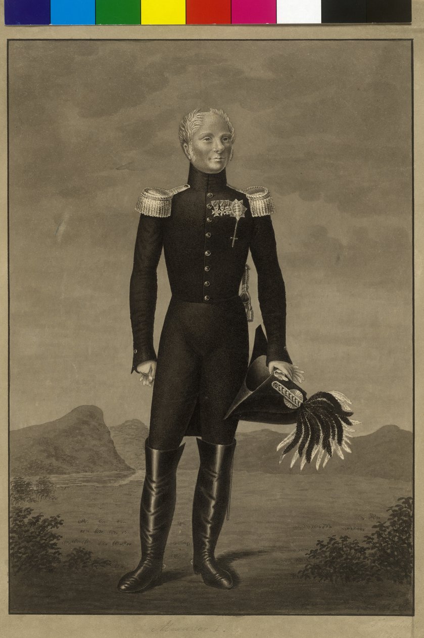 Russlands keiser Aleksander I av Artist Unknown