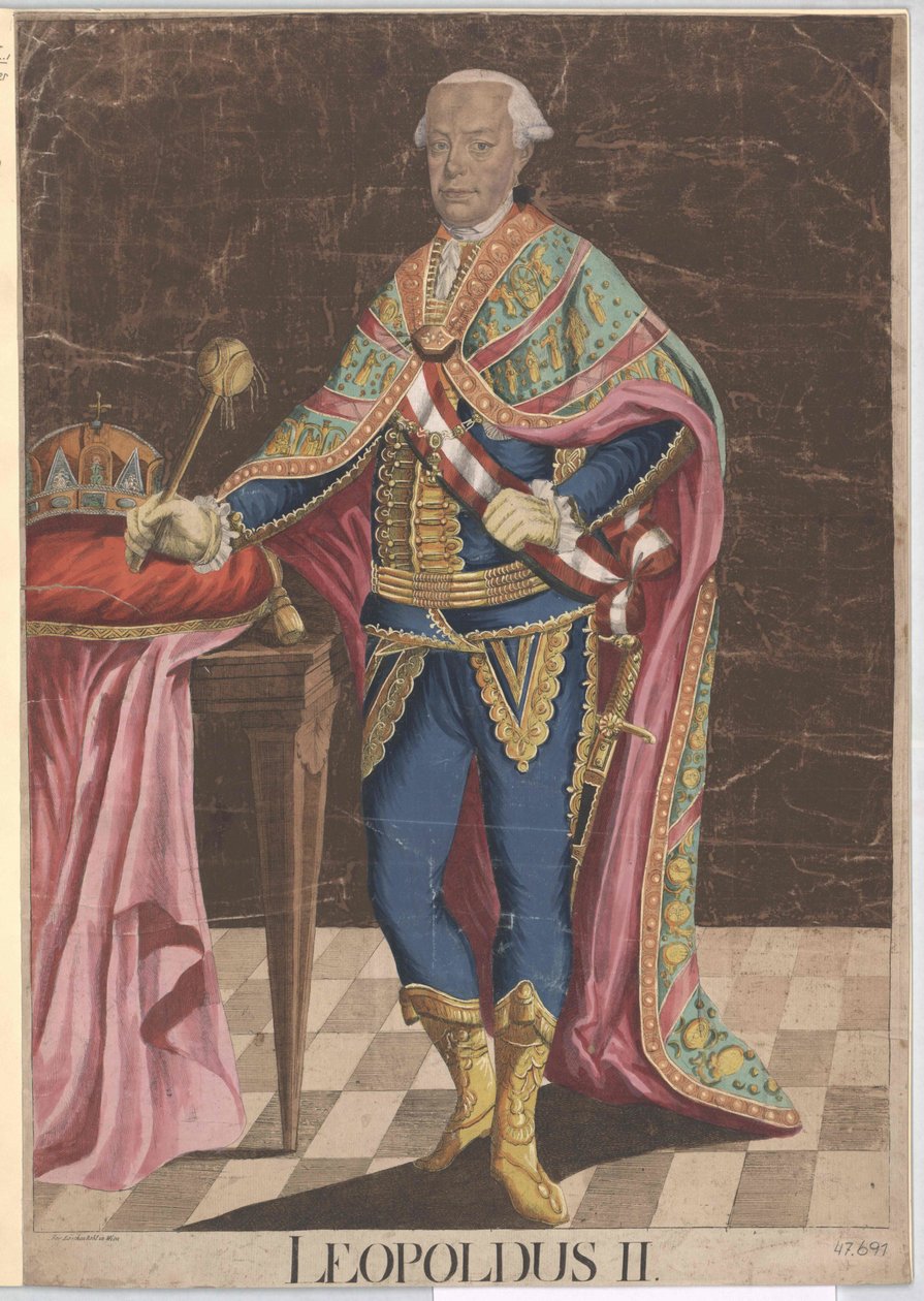 Den hellige romerske keiseren Leopold II av Artist Unknown
