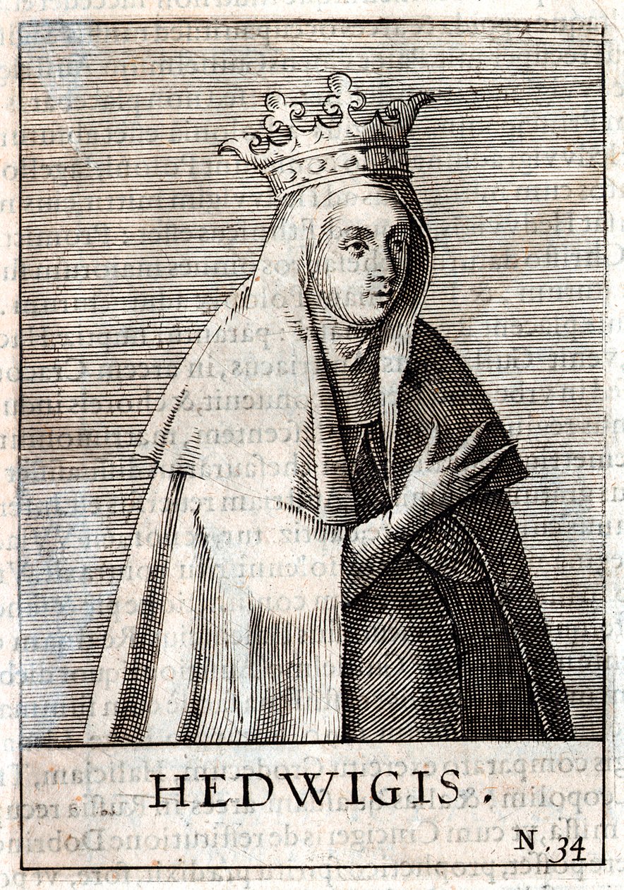 Jadwiga av Polen (gravering) av Artist Unknown