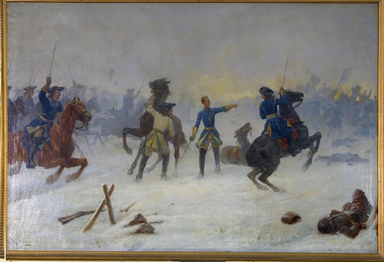 Kong Karl XII av Suede (Karl XII av Artist Unknown