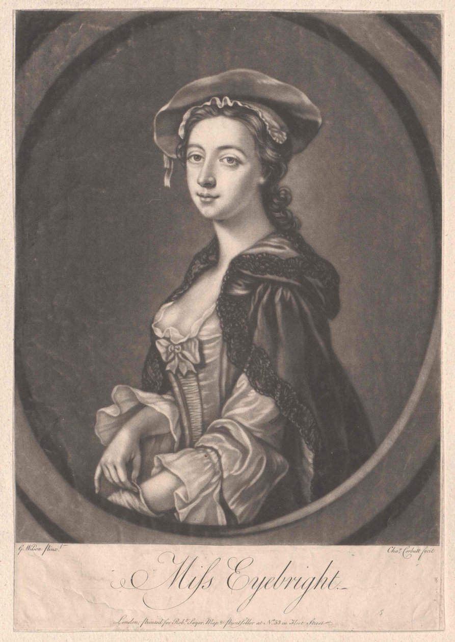 Levde på 1700-tallets øyentrøst av Artist Unknown