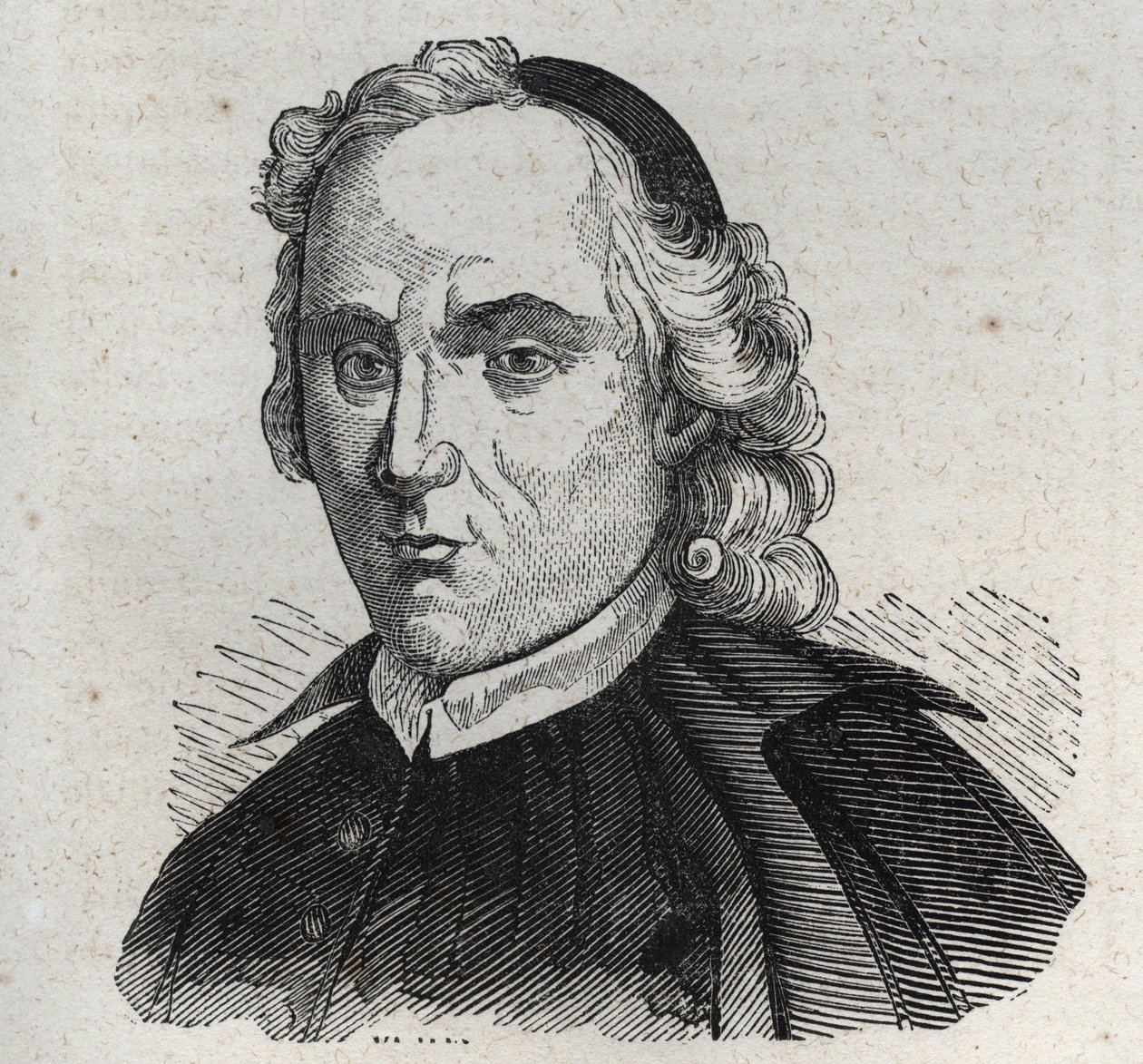 Ludovico Antonio Muratori italiensk historiker av Artist Unknown