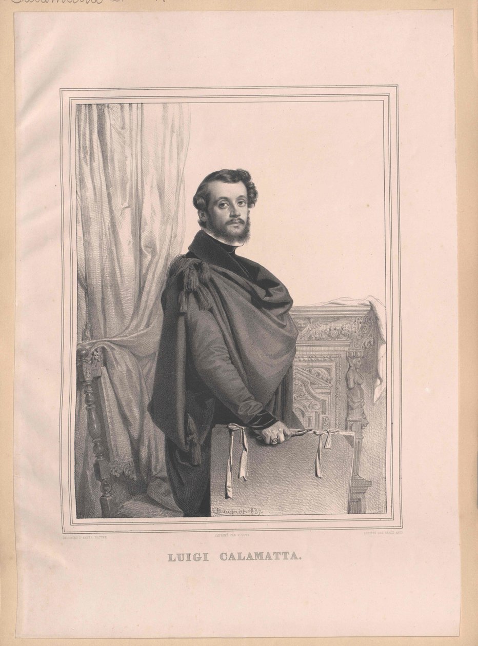 Louis Calamatta av Artist Unknown