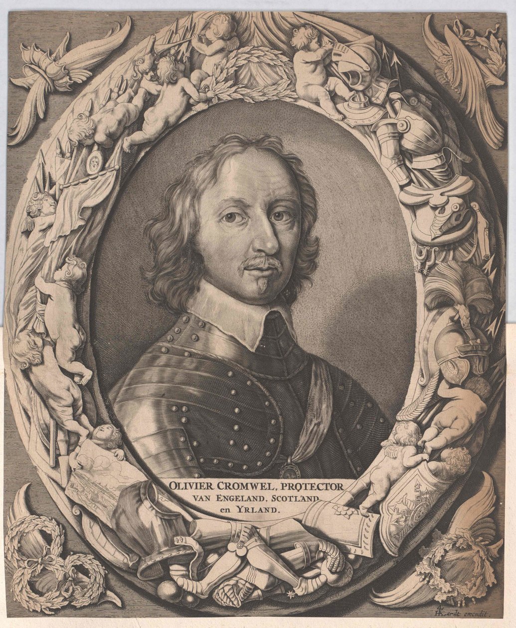Oliver Cromwell (trykk) av Artist Unknown