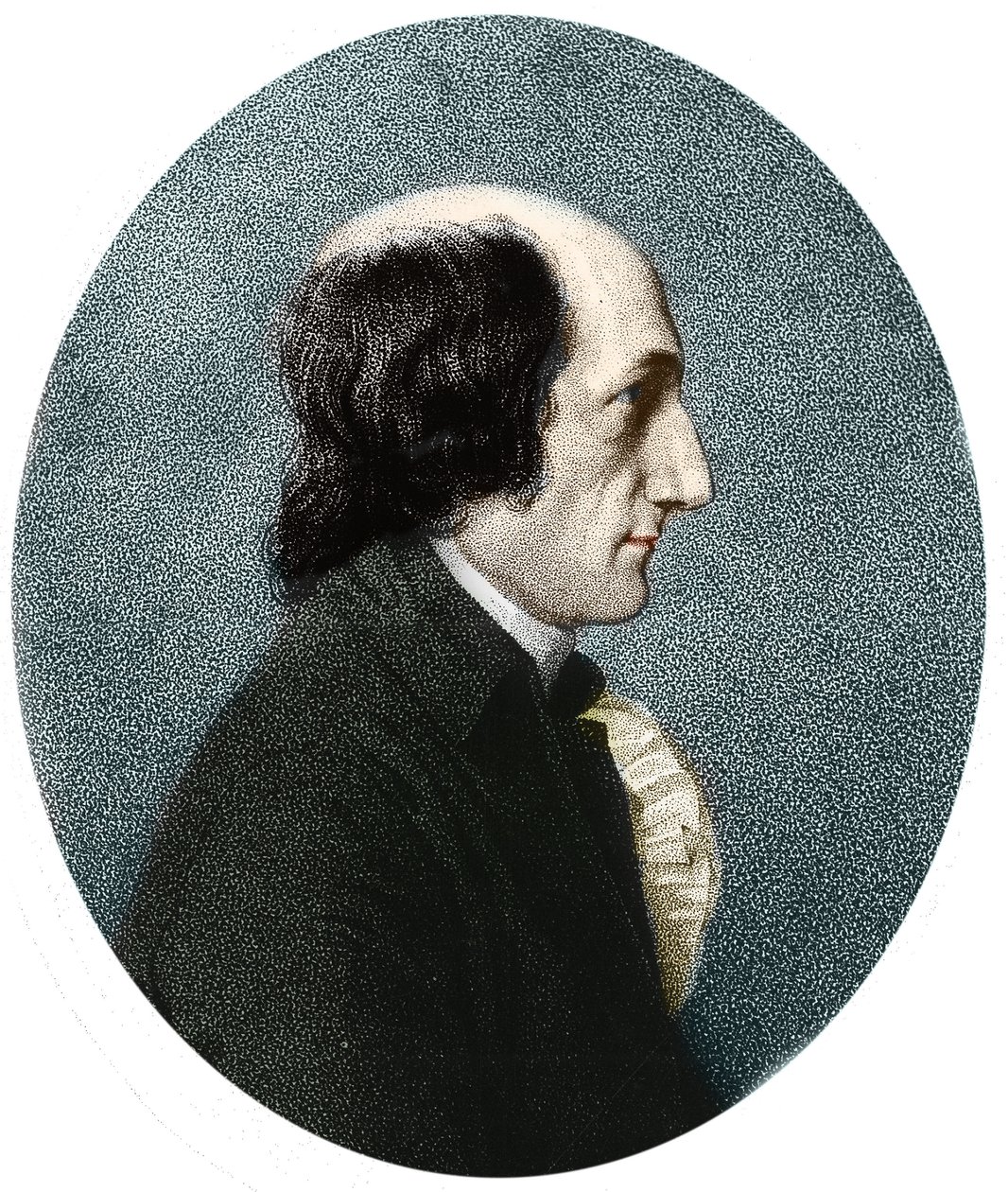 Portrett av Charles Stanhope, engelsk oppfinner. av Artist Unknown