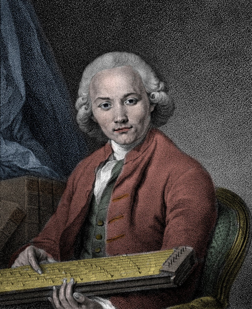 Portrett av den tyske komponisten, organisten, læreren og teoretikeren Georg Joseph Vogler av Artist Unknown