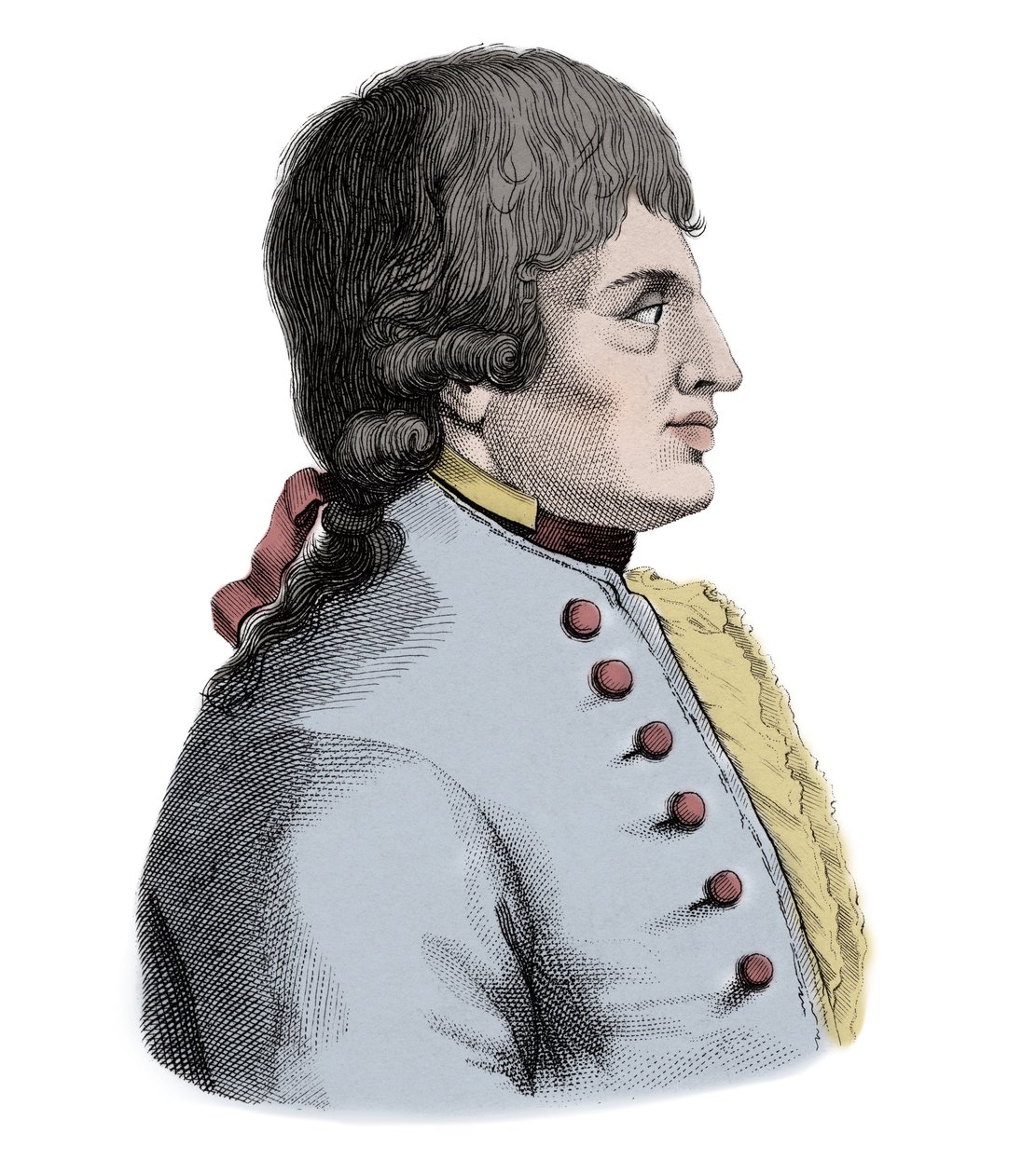 Portrett av Giovanni Battista Pergolesi, italiensk komponist. av Artist Unknown