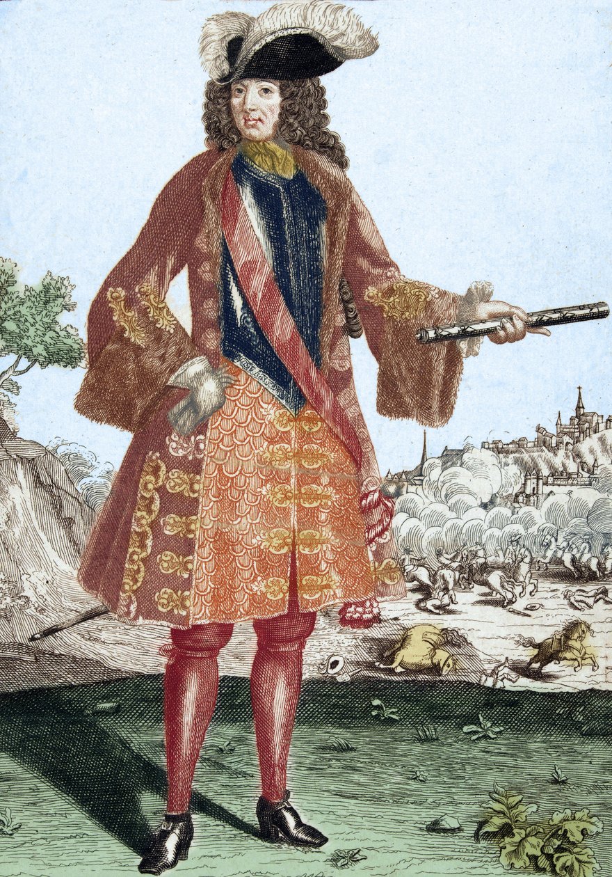 Portrett av marskalk Francois de Neufville, hertug av Villeroy - Francois de Neufville de Villeroy av Artist Unknown