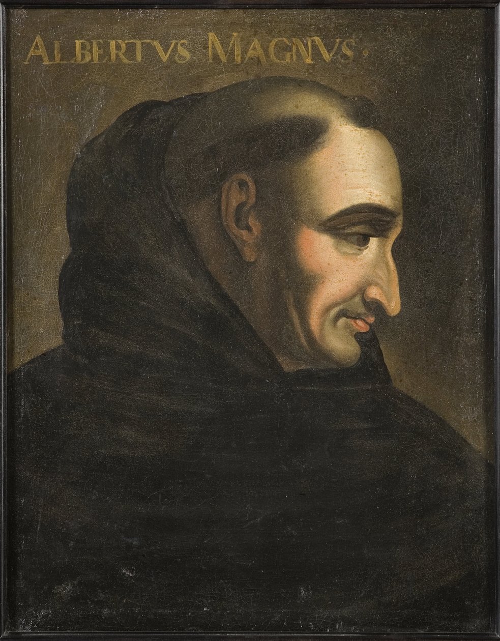 Den hellige Albert den store (Albrecht von Bollstadt eller Albert av Köln) (1200-1280) - Albertus Magnus (olje på lerret) av Artist Unknown