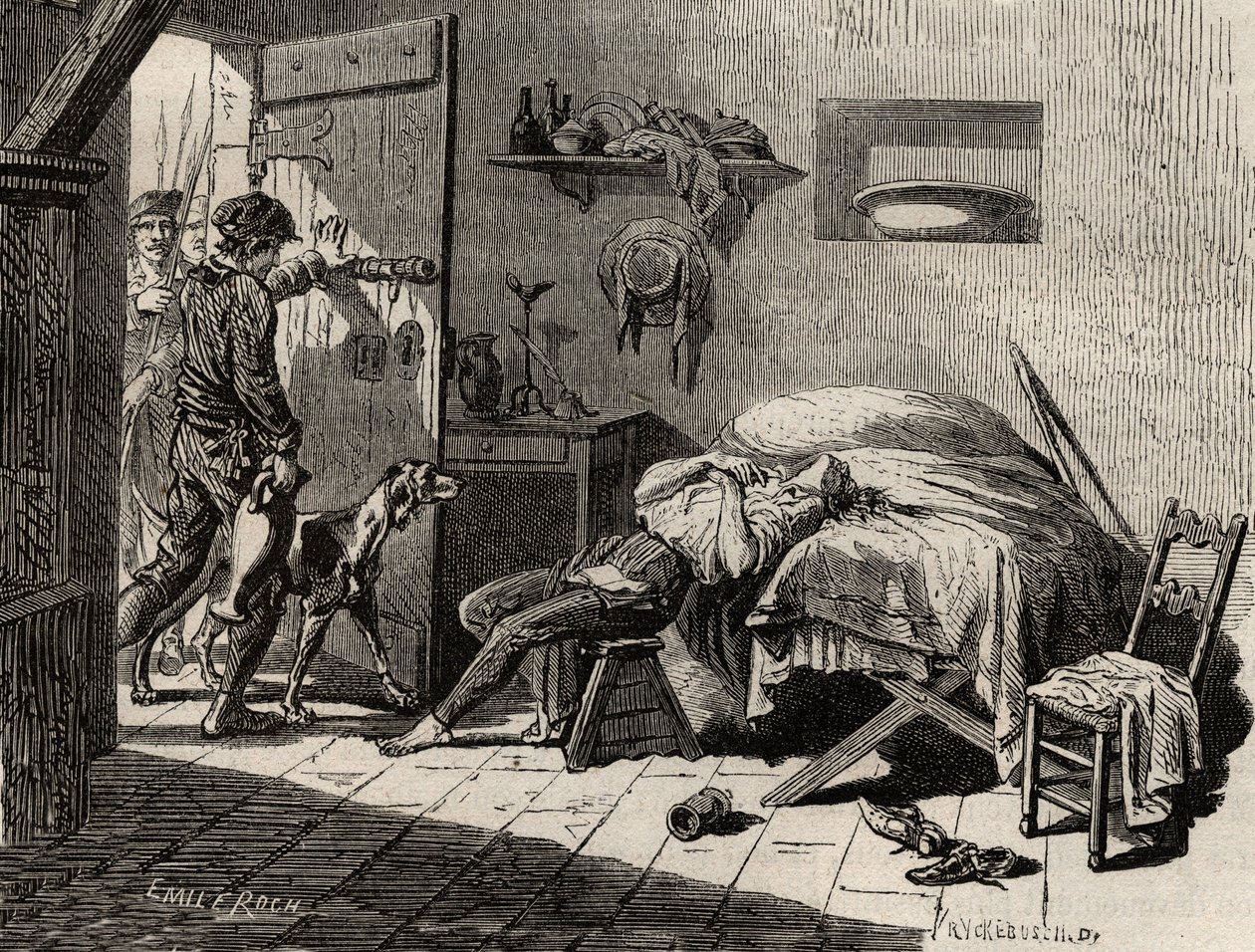 Condorcets død i fengselet 28. mars av Artist Unknown