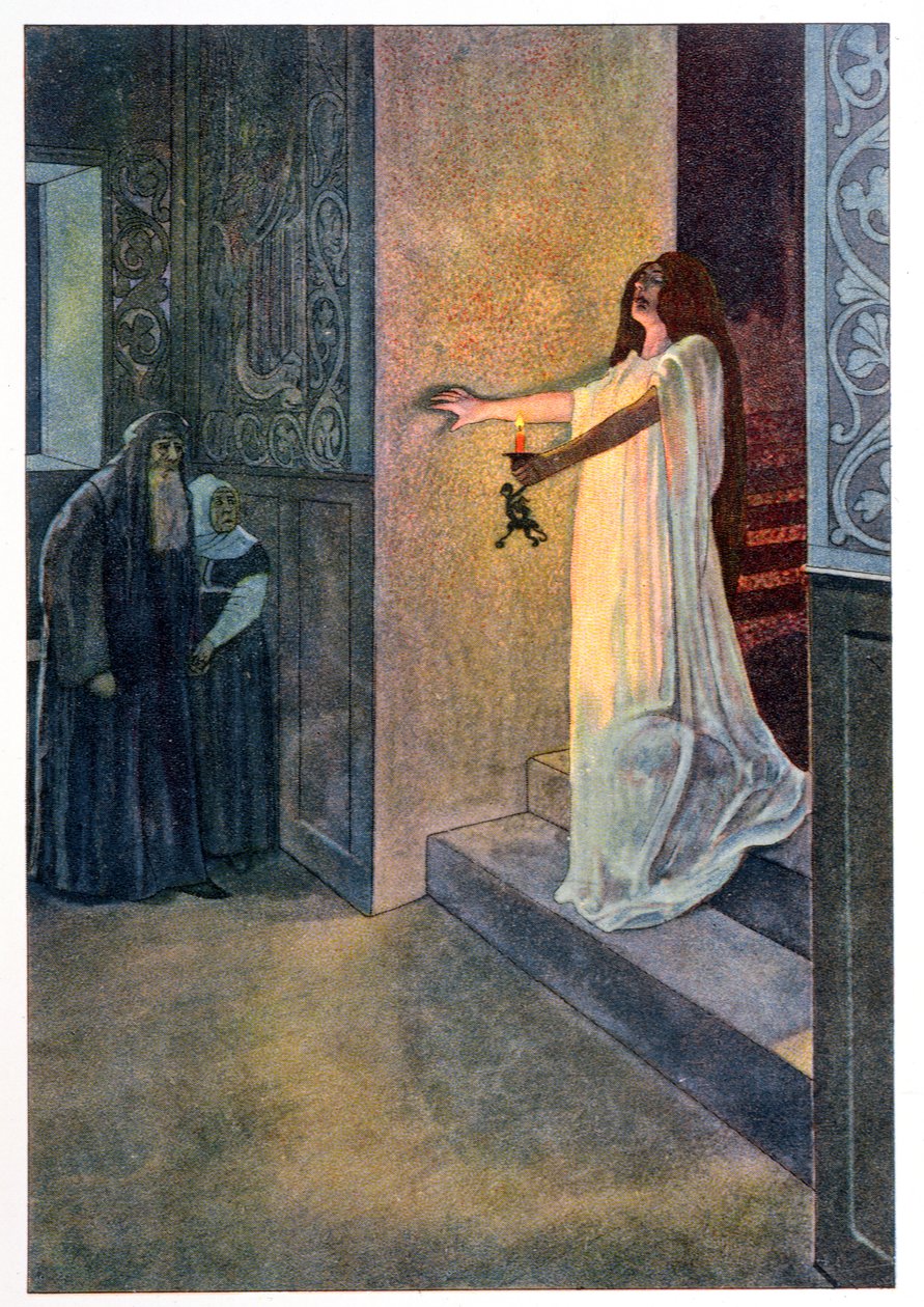 Lady Macbeth Sleepwalking, illustrasjon fra 