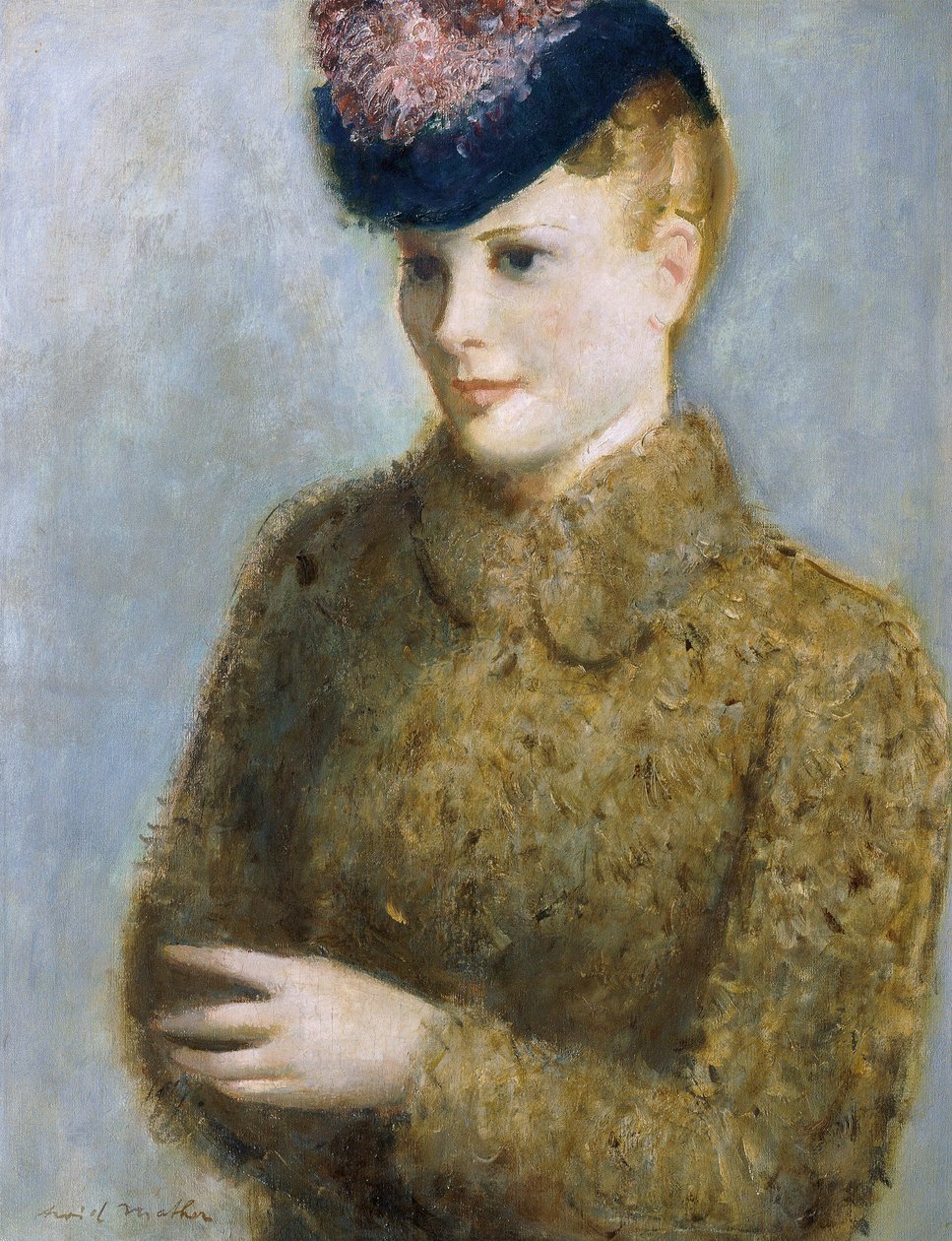 portrett av en jente av Arvid Mather