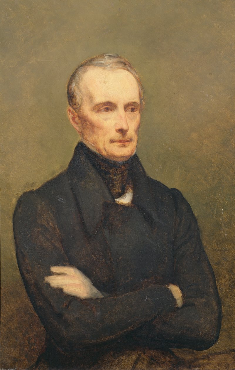 Alphonse de Lamartine (1790-1869) 1847-48 av Ary Scheffer
