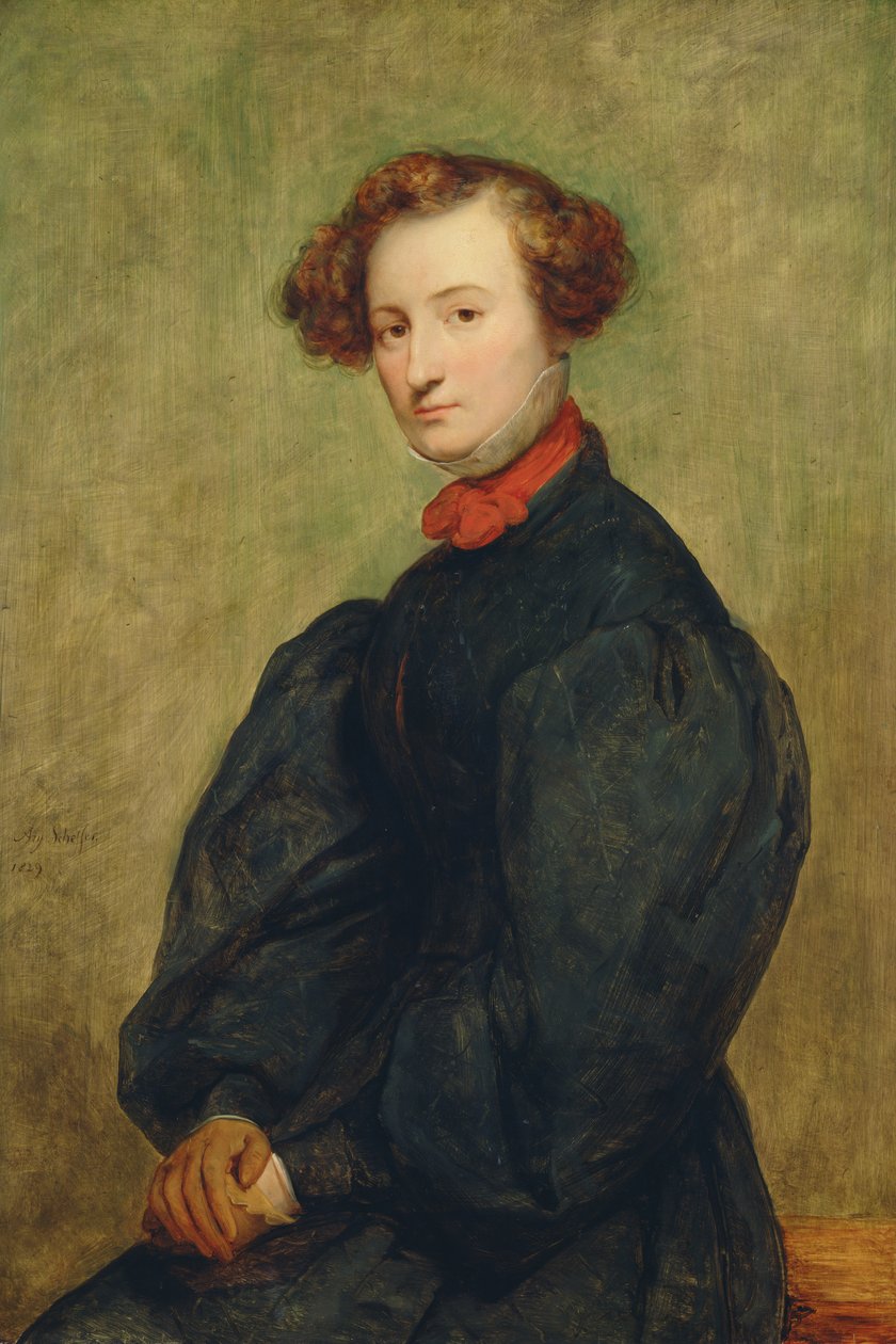 Felicie de Fauveau, 1829. av Ary Scheffer