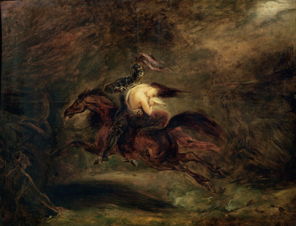 De døde går raskt, 1830 av Ary Scheffer