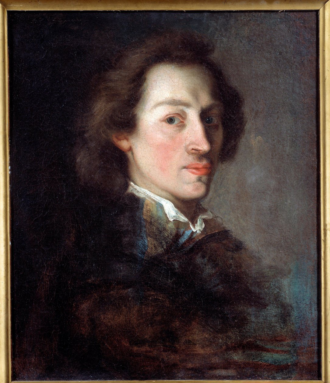 Portrett av Frederic Chopin (1810-1849), fransk komponist av polsk opprinnelse rundt 1846. Maleri tilskrevet Ary Scheffer (1795-1858). Versailles, slott i Versailles og Trianon. av Ary (after) Scheffer