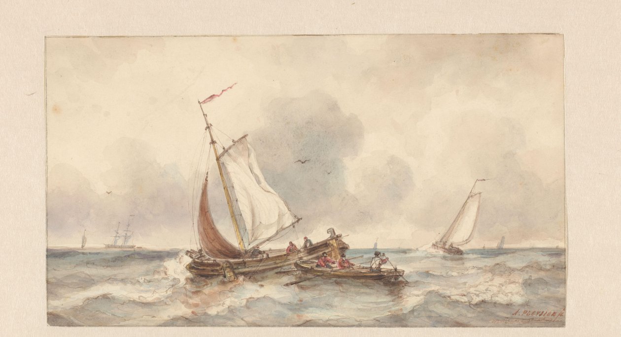 Skip til sjøs av Ary Pleijsier (signed by artist)